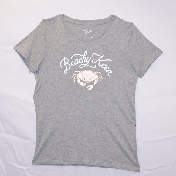 J Crew Collector Tee Size S Gray 100% Cotton Crab Graphic Short Sleeves NWT - Picture 8 of 12